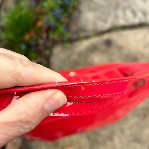 Kate Spade Sophie Camellia Chilli Red Street Tote, 18”x11”x5.5” - Picture 13 of 14